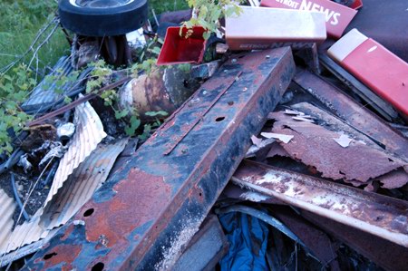 Waterford Drive-In Theatre - More Sign Parts - Photo From Water Winter Wonderland